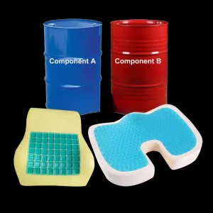 PU Polyurethane Elastic GEL Cooling Backrest Raw Materials Composite Memory Foam Viscoelastic Polymer Gel