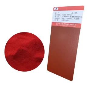 PVDF Fluorocarbon Outdoor Aluminium Curtain Wall Profile Fence Powder Coating Paints Smooth Matte Red Spray