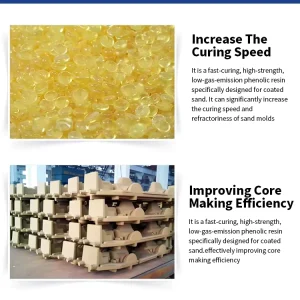 Phenolic Resin Casting Plastics CAS No. 9003-35-4 Yellow Granules Soluble Water Flash Point >100C for