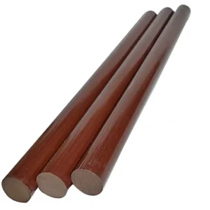Phenolic Resin Cotton Fabric Laminated Insulating Rod Brown Phenolic Resin Bar