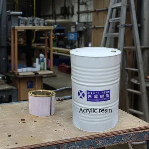 Polymailer Gloss Thermoplastic Liquid Solvent Based Acrylic Polyol Resin Eco Friendly 502% Solid Content