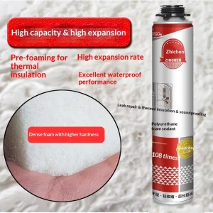 Polyurethane Foam Adhesive Sealant Construction Use for A3 Wood Doors 900g 750ML Manufacturer Direct Sale