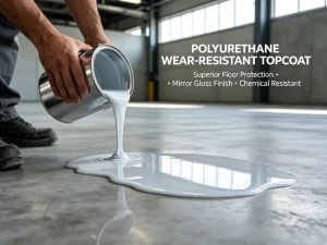 Polyurethane Super Wear Resistant Topcoat Extremely Low Taber Wear High Scratch Impact Resistance Coating Paint