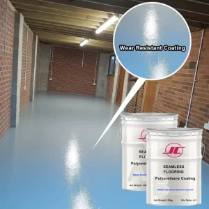 Polyurethane Super Wear Resistant Waterproof Floor Coating Brush Application Liquid Flooring JC Brand