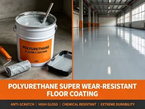 Polyurethane Varnish Floor Coating Wear Resistant Low Taber Abrasion Anti Scratch & Anti Impact Liquid Coating