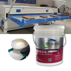 Polyurethane Water Based Vacuum Press Adhesive Glue for Woodworking PVC Membrane Milky White Liquid Glue to Make Interior Doors