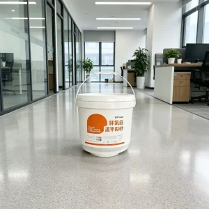 Popular Self Leveling Colored Sand Epoxy Resin Floor Paint Liquid Coating for Terrazzo & Epoxy Flooring Application by Brush
