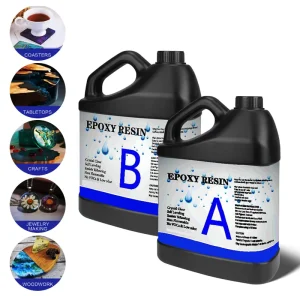 Premium Crystal Clear Liquid AB Epoxy Resin for Beginners DIY Jewelry Art Crafts (1 1 Epoxy Resin)