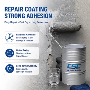 Premium Direct Weather Resistant Waterborne Acrylic Resin Polymer Emulsion for Exterior Architectural Wall Paint Finishing OEM