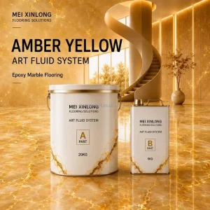 Premium Epoxy Resin Silicone Hardener Kit Crystal Clear Liquid Adhesive for High Temperature Resistance Floor Coating