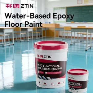 Pressure Resistant Wear Resistant Environmentally Friendly Water Based Epoxy Resin Floor Paint for Learning and Education Places