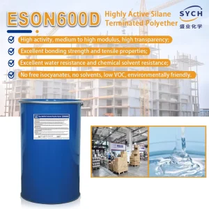 Professional Epoxy Compatible Waterproof ISO9001 Certified Transparent ESON600D Highly Active Silane Terminated Polyether