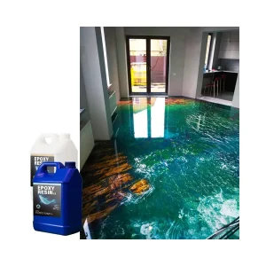 Professional Gloss 1 kg Epoxy Resin Kit Clear Epoxy Floor Liquid AB Two Part Resin