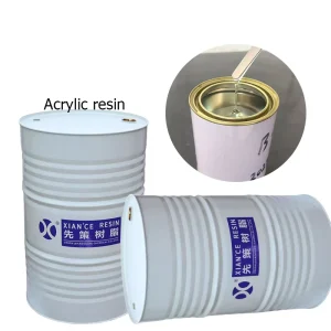 Professional Standard Union Thermoplastic Polyester Modified Liquid Acrylic Resin Motorcycle Car Refinish Eco Friendly High