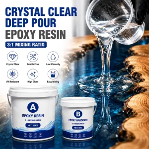 Professional Woodworking Epoxy Resin for Luxury Furniture Casting with Heat Resistant Performance
