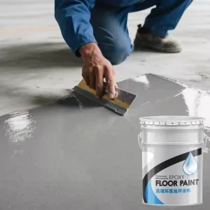 Quick Application Eco Friendly Water Based Epoxy Floor Coating Strong Adhesion and Waterproof with Brush Application Features