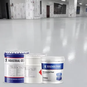 Quick Dry Odorless High Gloss Wear UV Waterproof Anti Slip Antistatic Liquid Coating Water Based Epoxy High Pressure Paint