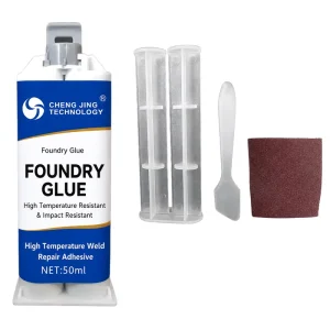 Quick Setting Casting Glue AB Epoxy Cold Weld Fast Cure Metal Repair Adhesive for Cast Iron Foundry Construction