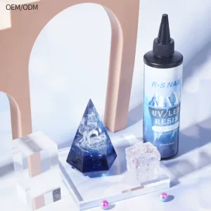 R S No Bubble Deep Curing UV Resin Crystal Clear Liquid UV Epoxy Resin Hard Casting Resin Art for Craft Design
