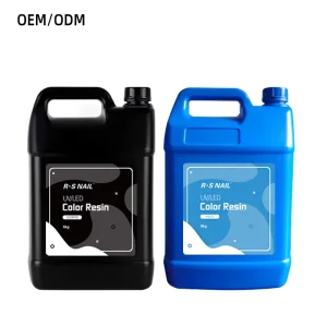 RS Nail Wholesales 1kg UV Resin Epoxy Upgraded Formula Ultraviolet Fast Curing Adhesive for Jewelry Making & Craft Decoration
