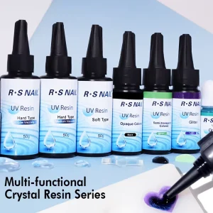 Ransheng High Gloss UV Resin Jewelry Starter Kit with Resin Pigment DIY Epoxy Pendant Keychain Craft Supplies for Art Crafts
