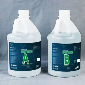 Resin Epoxy 1 Gallon Kit Epoxy Resin A and B Crystal Clear Epoxy Resin for DIY Jewelry Craft (1/2+1/2 Gallon)