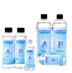 Resin Epoxy 20KG 2 1 Waterproof Transparent Liquid Crystal AB Epoxy Resin Handicraft Construction Woodworking River