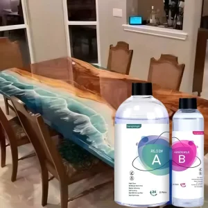 Resin Epoxy 20KG 3 1 Double Component Transparent Liquid Crystal AB Epoxy Resin for Woodworking