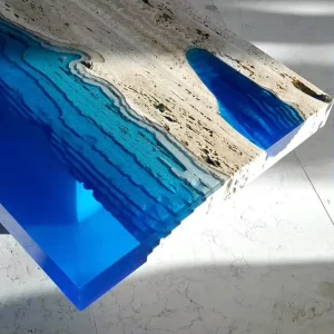 Resin Epoxy 3:1 Sealant Adhesive Glue Colored River Table Art Coating Clear Non Bubble No Yellowing High Gloss UV Resin