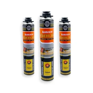 Rigid PU Foam Spray Fast Acting UV Resin Glue & Sealant for Construction & Sticker Application with Glass Appearance