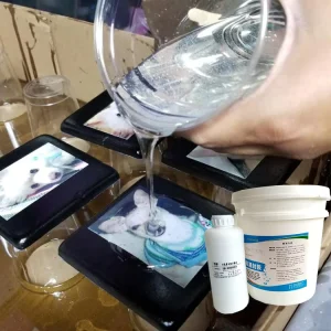 River Table Resin 2:1 Transparent Glue Epoxy Resin and Hardener 20Kg Kits Crystal Clear Casting Glue for Wood Jewelry