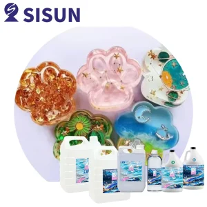 SISUN Crystal Clear Epoxy Resin and Hardener Kit Art Resin for Art Crafts Jewelry Making