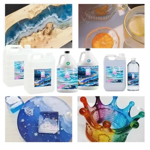 SISUN Epoxy Resin Set Deep Pouring Cast Crafts Waterproof Glue Free Sample High Quality