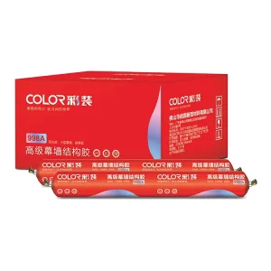 Sausage Cartridge Weatherproof Epoxy Resin Structural Silicone Sealant Glue for Glass
