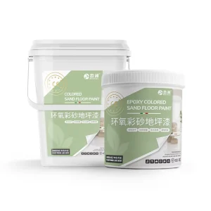 Self Leveling Colored Sand Epoxy Floor Coating Liquid Coating Two Components Eco friendly Wear Resistant