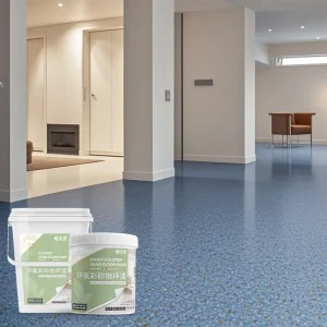 Self-Leveling Eco-Friendly Two Components Colored Sand Epoxy Resin Floor Topcoat Liquid Coating