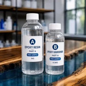 Epoxy Resin for DIY Souvenir Making with Water Clear High Gloss Surface