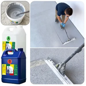 Self Leveling High Gloss Color Sand Epoxy Resin Colored Sand Floor Epoxy Flooring Coating for Concrete