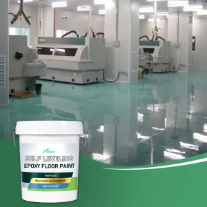 Self Leveling High Gloss Water Based Epoxy Resin Floor Paint with Anti Scratch for Brush Application Liquid Coating