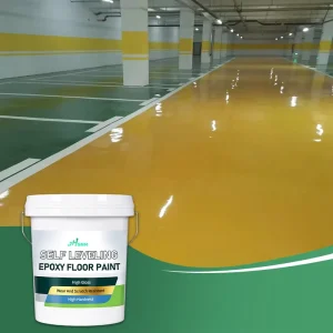 Self Leveling Two Components High Gloss Water based Epoxy Resin Floor Coating Anti Scratch Brush Liquid Appliance Paint