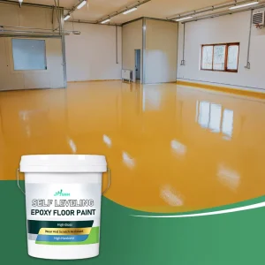 Self Leveling Two Components High Gloss Water based Epoxy Resin Floor Coating Anti Scratch Brush Liquid Appliance Paint