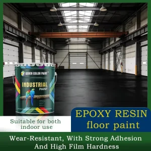 Seven Colors Customizable Epoxy Resin Curing Agent Spray Liquid Building Floor Coating Model 01 Factory Interior Exterior Floors