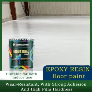 Seven Colors Customizable Epoxy Resin Curing Agent Spray Liquid Floor Coating Model 01 for Interior Exterior Cement Floors