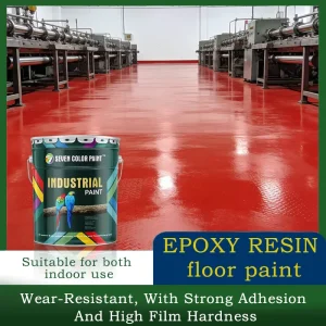 Seven Colors Customizable Multi Color Epoxy Resin Liquid Floor Coating Spraying Application for Interior Exterior Cement Floor