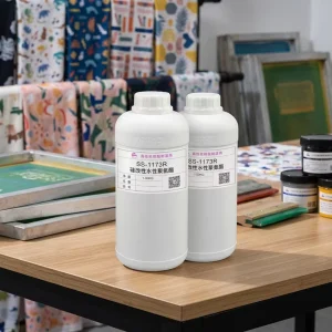 Silicone Modified Polyurethane Waterborne Textile Printing Resin Soft Skin Friendly Elastic Recovery Wash Resistant Colorfast