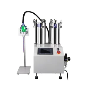 Small Fully Automatic High Precision AB Epoxy Resin Potting Dispensing Machine Two Component 5 1 Ratio Customizable