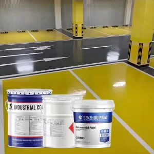 Solvent Free Epoxy Primer Paint Polyamide Hardener Liquid Coating Waterproof Industrial Hygienic Antistatic Coating for Concrete