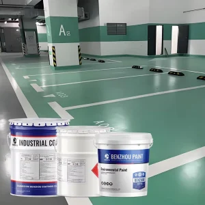 Solvent Free Epoxy Topcoat Hard Film with High Glossy Volume Floor Coating