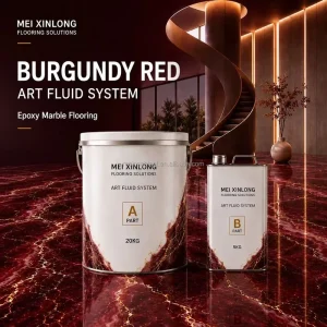 Solvent-free Flooring Epoxy Resin and Hardener Kit Garden Anti-slip Floor Resin