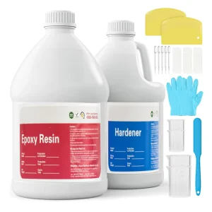 Strong Formula Crystal Clear Epoxy Resin 1 Gallon Kit Set Craft Free Shipping